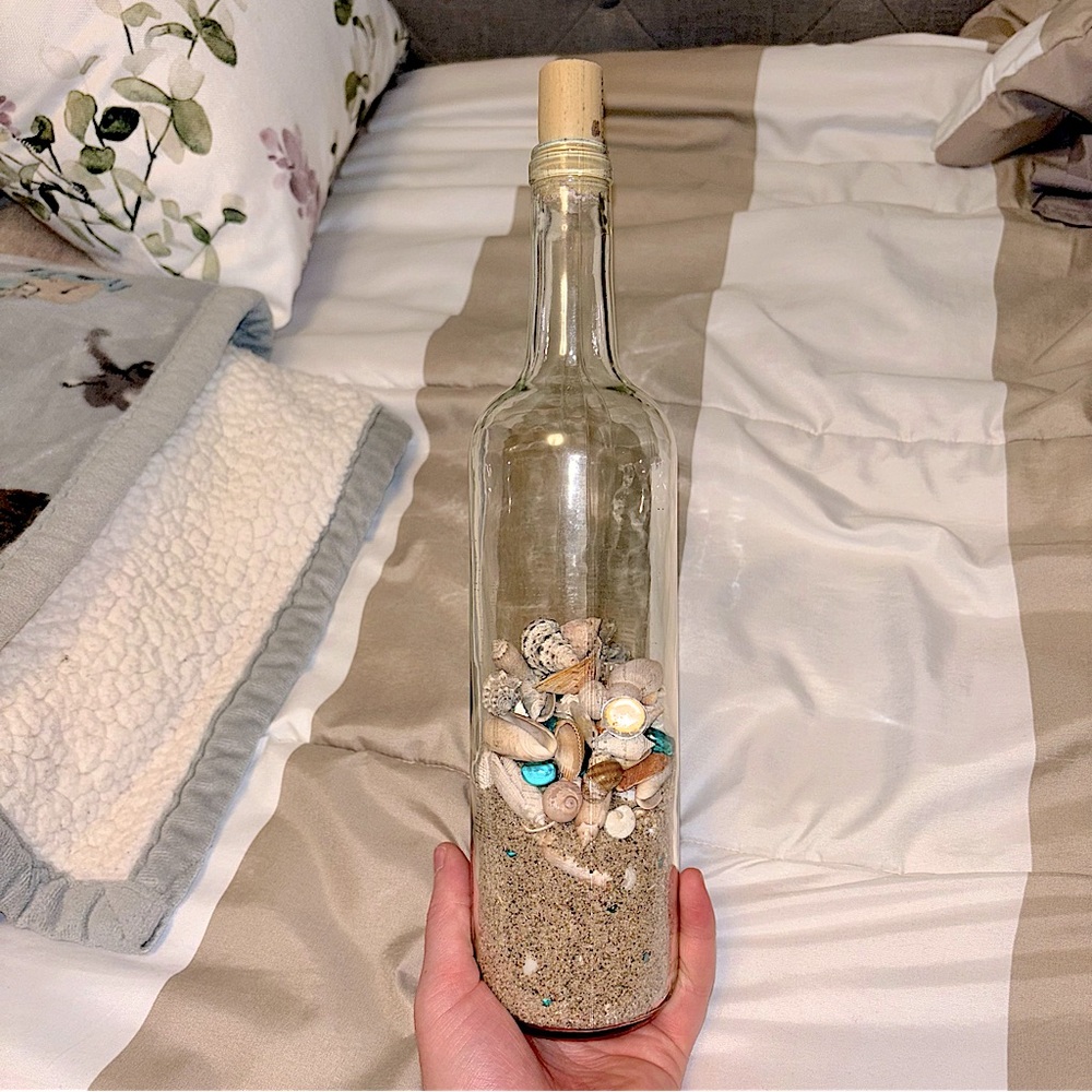 Shell and Sand Treasure Bottle